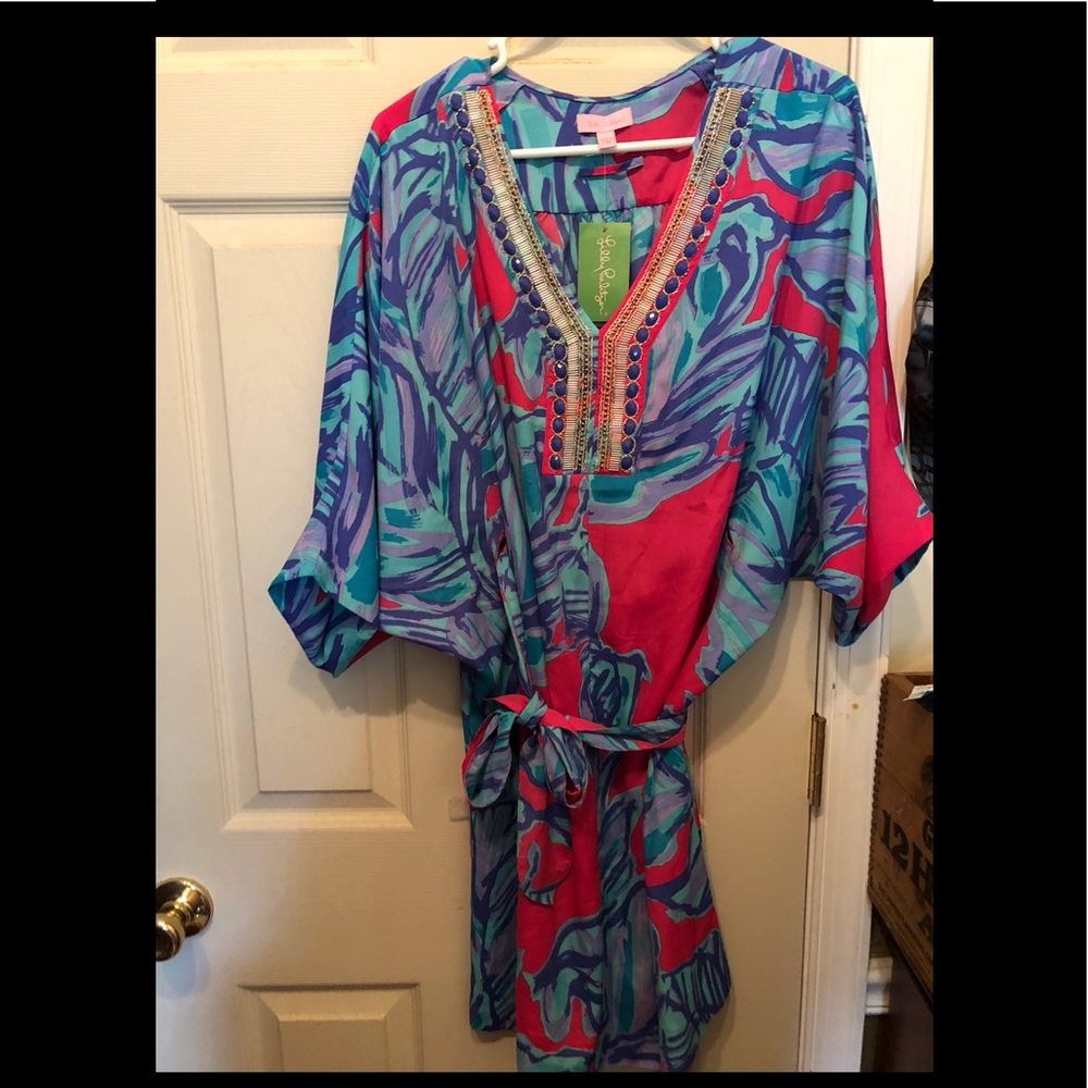Lilly Pulitzer Afghan style dress size medium BNWT